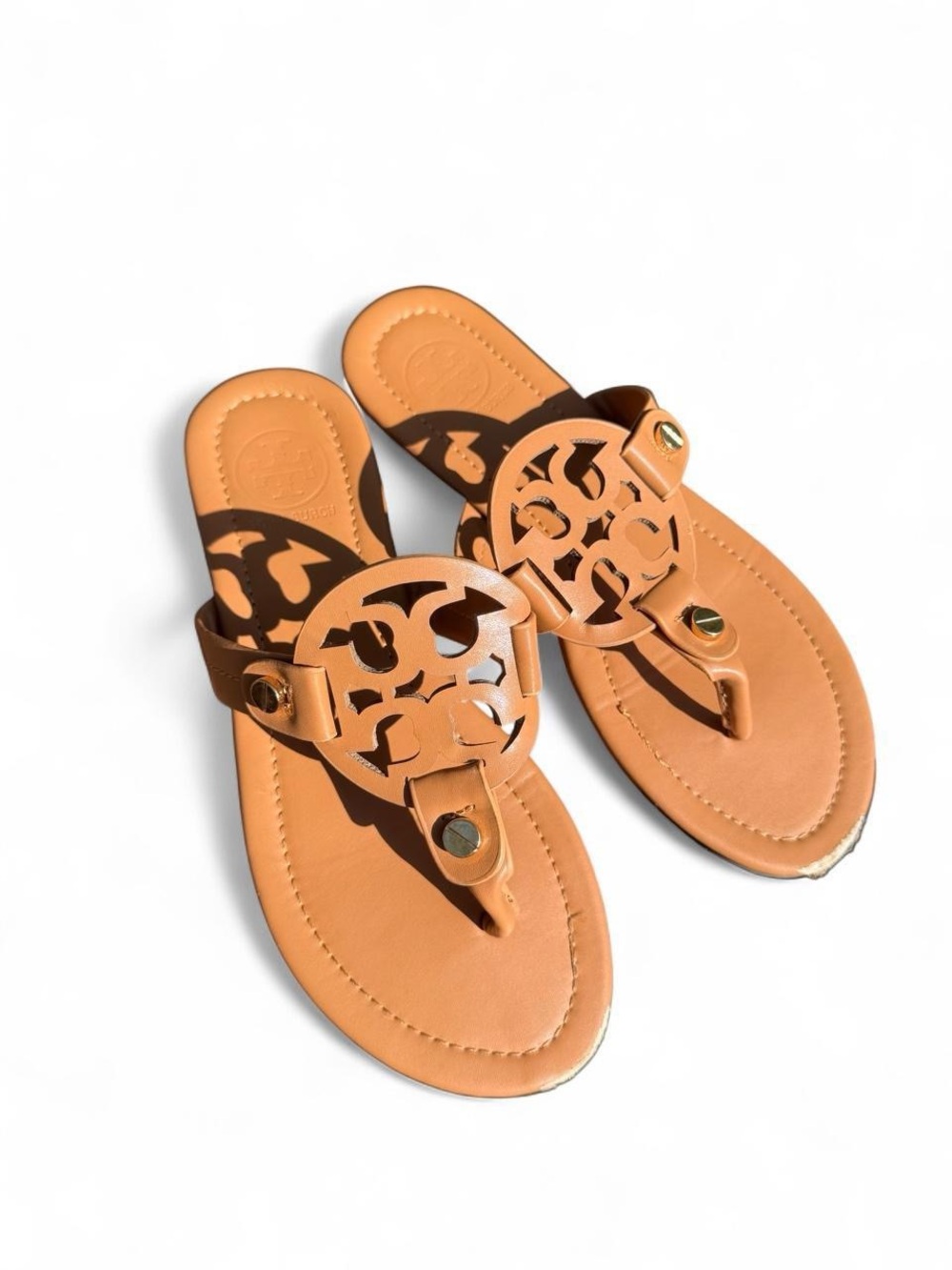 Tory Burch Tan Miller Sandals | Size 36 / US 6
